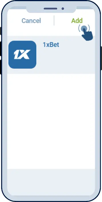 Step 3 - 1xBet PWA iOS